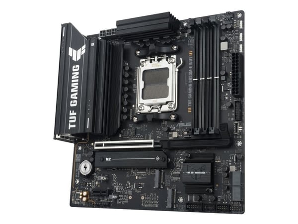 ASUS TUF GAMING B850M-E WIFI - Hovedkort - micro ATX - Socket AM5 - AMD B850 Chipset - USB-C 3.2 Gen2, USB-C 3.2 Gen 1, USB 3.2 Gen 2, USB 3.2 Gen ...