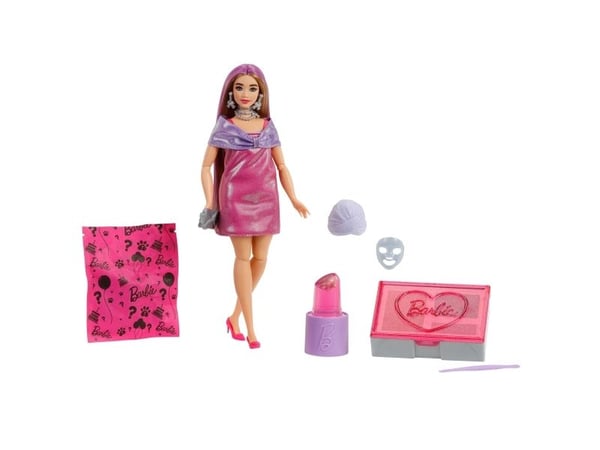 Barbie Glam Party Unboxed Pink Curvy Doll