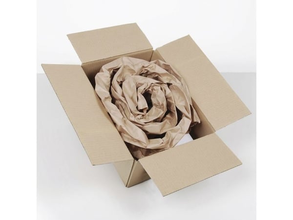 Støddæmpende papir, PadPak Junior, 2 lag 70/70 g/m2, 680 mm x 160.00 m, Kraft brun, Rulle, palle a 2
