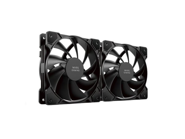 Mars Gaming MFPROX2, Fan, 12 cm, 1200 RPM, Svart