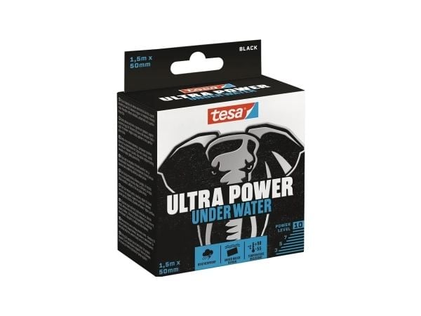TESA Ultra Power, Gjennomsiktig, Reparering, Polypropylen (PP), Metall, PVC, Ru, Smooth (glatt), 35 N/cm