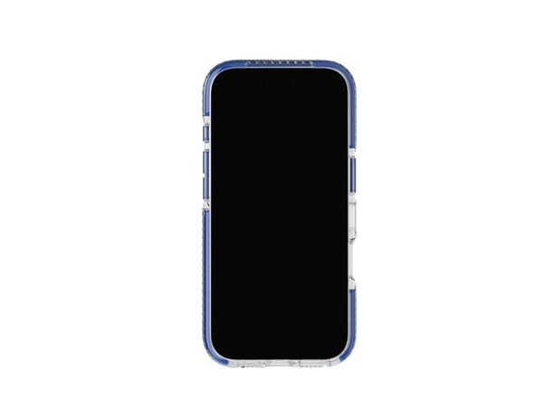 Tech21 EvoCrystal, Suojus, Apple, iPhone 16 Pro, 16 cm (6.3"), Sininen, Läpikuultava