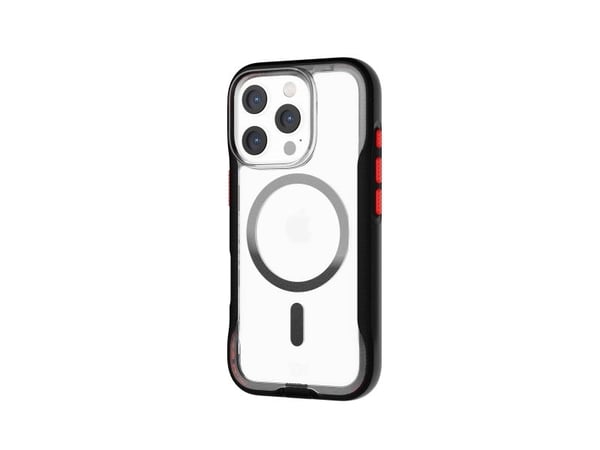 Tech21 EvoPro, Suojus, Apple, iPhone 16 Pro, 16 cm (6.3"), musta, Läpinäkyvä