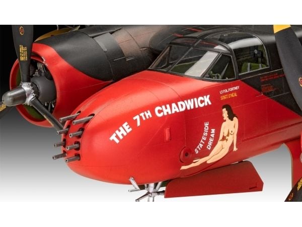 Revell 03823, Fly, Monteringssett, 1:48, B-26 Invader, Gutt, Ekspert