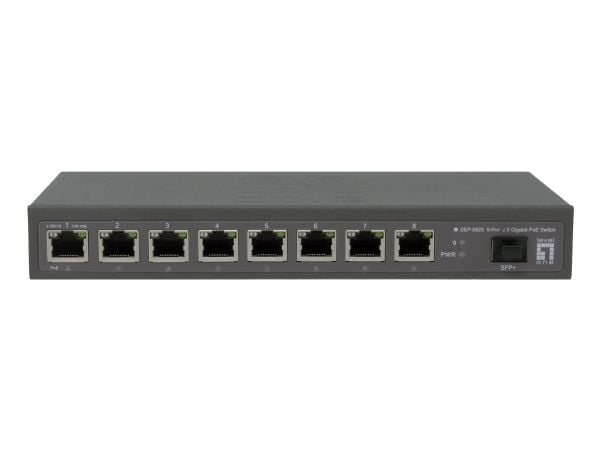 LevelOne GEP-0925, Uhåndtert, 2.5G Ethernet (100/1000/2500), Full tosidig, Strøm over Ethernet (PoE)