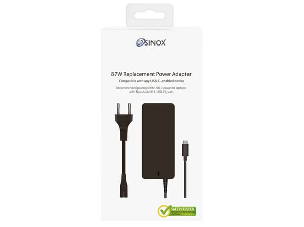 Sinox - Strömadapter - AC 100-240 V - 87 Watt