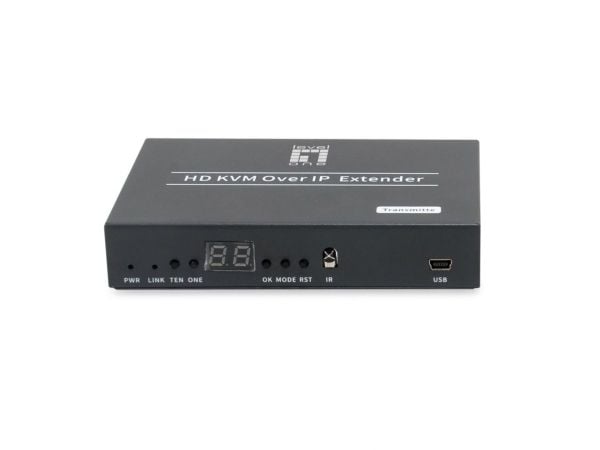 LevelOne HVE-6701T - Video/lyd/infrarød/USB/seriellforlenger - sender - HDMI - over CAT 5e/6/7 - opp til 150 m