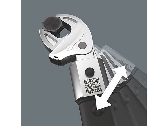 Wera 7880 Joker L, Kromfarget, Kromvanadiumstål, 16,17,18,19 mm, Click-Torque X series 14x18mm, Tsjekkisk Republikk, 88 mm