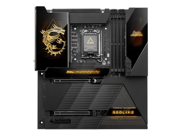 MSI MEG Z890 GODLIKE - Hovedkort - utvidet ATX (E-ATX) - LGA1851-sokkel - Z890 Chipset - USB4, USB 3.2 Gen 1, USB 3.2 Gen 2, USB-C 3.2 Gen 2x2, USB...