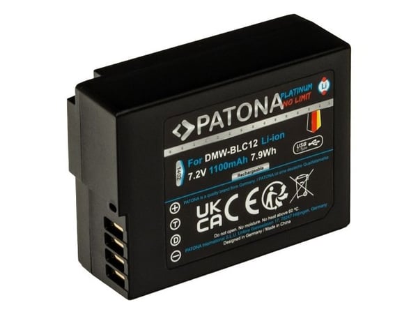 PATONA 1402, Panasonic, 1100 mAh, 7,2 V, Lithium-Ion (Li-Ion)