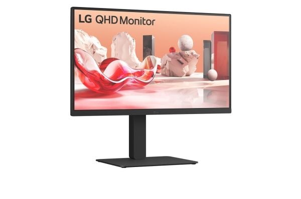 LG 27BA75QB-B - LED-skjerm - 27" - 2560 x 1440 QHD @ 100 Hz - IPS - 350 cd/m² - 1000:1 - HDR10 - 5 ms - HDMI, DisplayPort, USB-C - høyttalere - svart