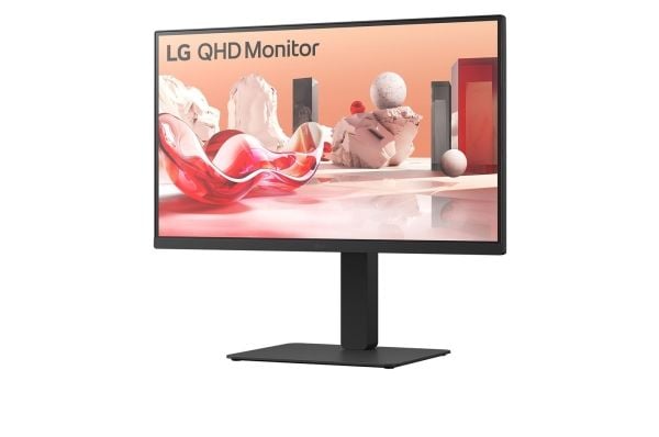 LG 27BA75QB-B - LED-skjerm - 27" - 2560 x 1440 QHD @ 100 Hz - IPS - 350 cd/m² - 1000:1 - HDR10 - 5 ms - HDMI, DisplayPort, USB-C - høyttalere - svart