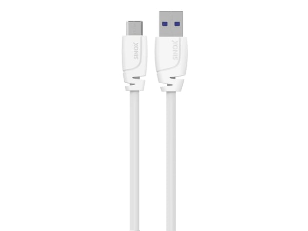 Sinox i-Media - USB-kabel - USB-type A (hann) til USB-C (hann) reversibel - USB 3.0 - 1 m - hvit