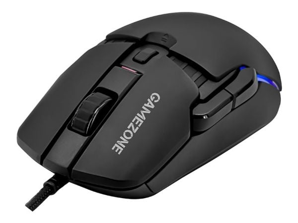 Tracer GameZone Master - Mus - RGB - høyrehendt - optisk - 8 knapper - kablet - USB - hengeboks