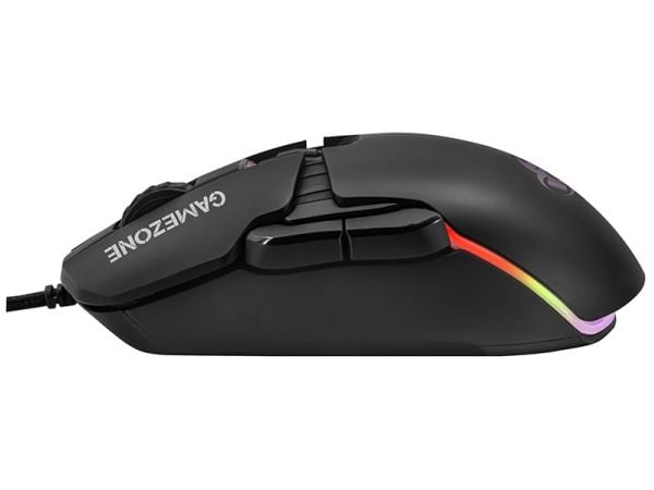 Tracer GameZone Master - Mus - RGB - høyrehendt - optisk - 8 knapper - kablet - USB - hengeboks