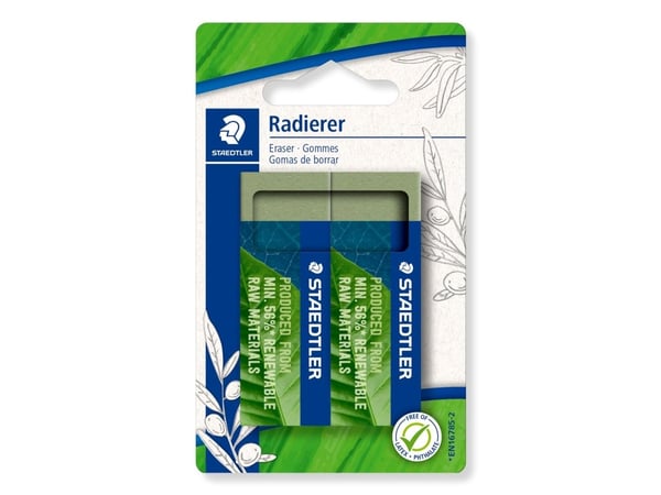 Staedtler 526 80BK2, Grön, 23 mm, 13 mm, 65 mm, Blåsa, 2 styck