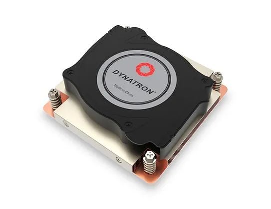 Inter-Tech Q-7 - Prosessorkjøler - active - 12 V - (for: LGA1700) - kobber med dampkammerbase - 80 mm - 1U