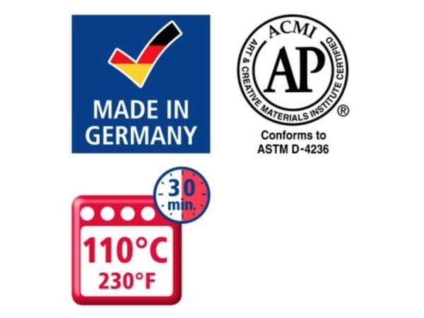Staedtler FIMO 8042-9, Keramisk leire, Sort, 8 stykker, 110 °C, 30 min, Tyskland