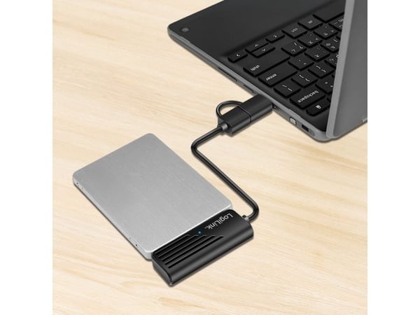 LogiLink-sovitin USB3.0/AM->SATA 2.5'' HDD/SSD-asemalle