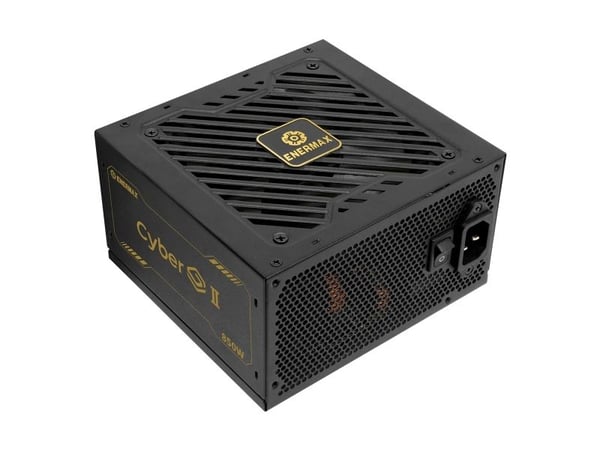 ENERMAX CYBERG II 850 Watt ATX 3.1 virtalähde PCIe 5.1 80 PLUS Gold ei-modulaarinen 120mm SB tuuletin 105C jap. korkit 5 vuoden takuu 5 vuoden takuu