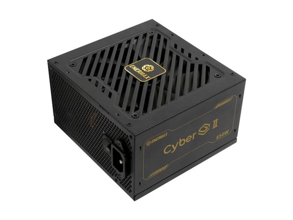 ENERMAX CYBERG II 850 Watt ATX 3.1 virtalähde PCIe 5.1 80 PLUS Gold ei-modulaarinen 120mm SB tuuletin 105C jap. korkit 5 vuoden takuu 5 vuoden takuu