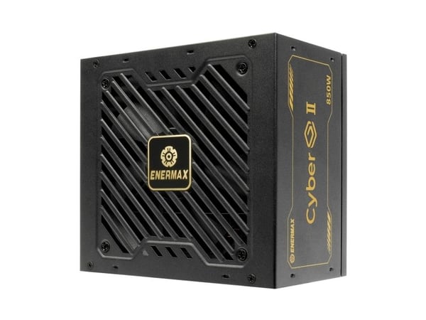 ENERMAX CYBERG II 850 Watt ATX 3.1 virtalähde PCIe 5.1 80 PLUS Gold ei-modulaarinen 120mm SB tuuletin 105C jap. korkit 5 vuoden takuu 5 vuoden takuu