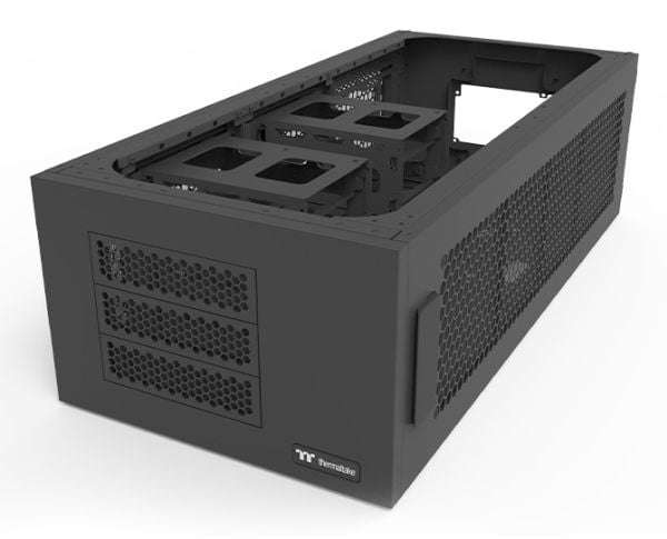 Thermaltake AX100, Teline, PC, musta, SPCC, Terästä, 22 cm, 120,140 mm