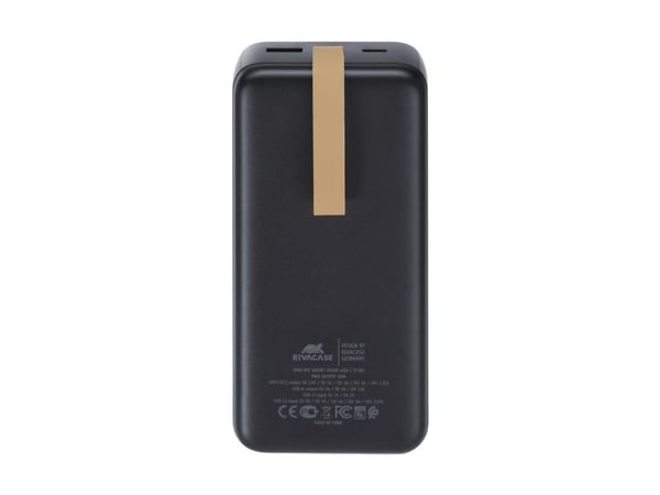 Rivacase VA1083, 30000 mAh, Lithium Polymer (LiPo), Quick Charge 3.0, Sort