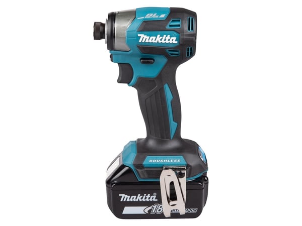 Makita DTD173RTJ, Slagtrekker, Pistolhåndtak, 1/4", Sort, Blå, 3600 RPM, 1100 RPM