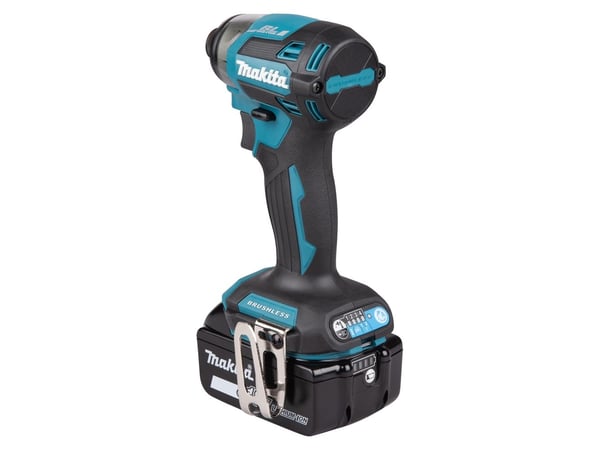 Makita DTD173RTJ, Slagtrekker, Pistolhåndtak, 1/4", Sort, Blå, 3600 RPM, 1100 RPM