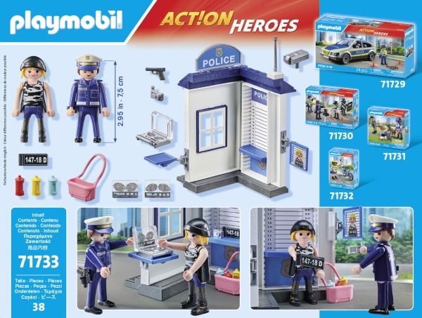 Playmobil 71733, Politi, 4 år, Flerfarget, Plast