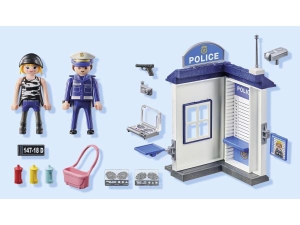 Playmobil 71733, Politi, 4 år, Flerfarget, Plast