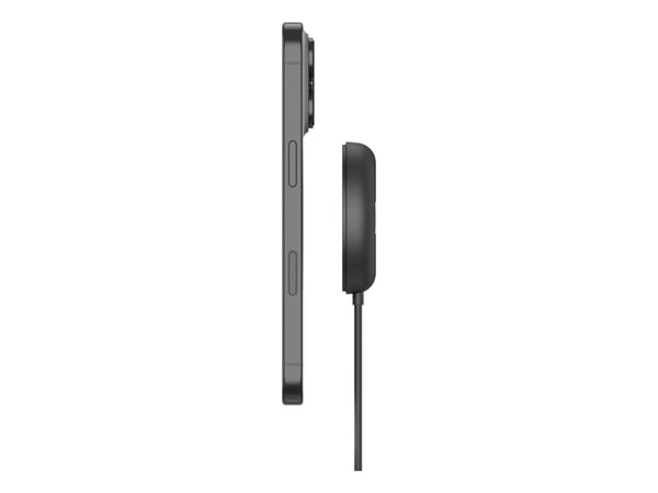 Belkin BoostCharge Pro - Trådløs ladepute - magnetisk + AC-strømadapter - 15 watt - Fast Charge - svart