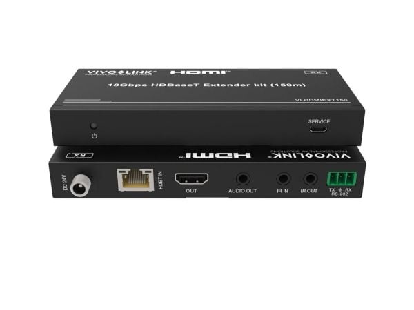 VivoLink - Extender Kit - video/ljud/infraröd/seriell förlängare - HDBaseT, HDMI, RS-232 - över CAT 6a/7 - upp till 150 m