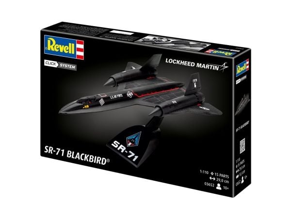 Revell - SR-71 Blackbird (lett klikk), 1/110, 03652