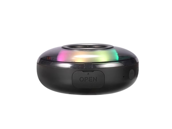 Streetz Gjennomsiktig bluetooth-høyttaler med TWS og LED-lyseffekter, 5 W, 5 W, 100 - 20000 Hz, 4 O, 75 dB, Trådløs, 10 m