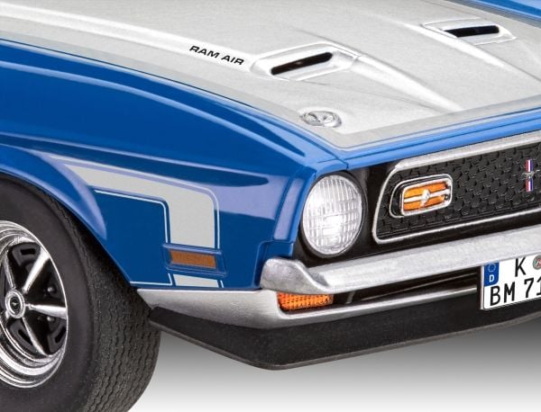 Revell 07699, Bybil, Monteringssett, 1:25, ''71 Ford Mustang Boss 351, Gutt, Plast