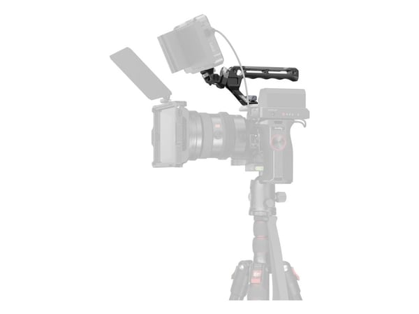 SmallRig 5323, Toppgrep, Sort, Aluminium, Silikon, Rustfritt stål, 1/4, 3/8", 76,2 mm, 52,6 mm