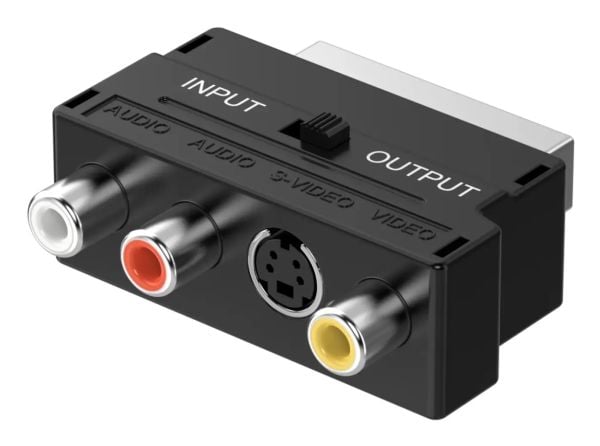 Sinox SOV01580, SCART (21-pin), 3 x RCA + S-Video, Hankjønn, Hunkjønn, Rett, Rett
