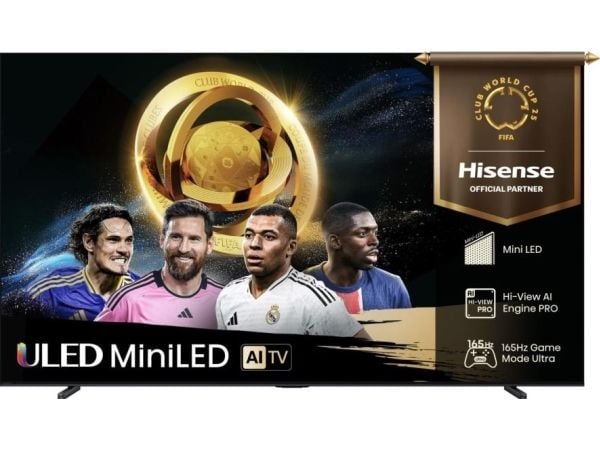 Hisense 85U7Q, 2,16 m (85"), 3840 x 2160 pikseliä, ULED, Älytelevisio, Wi-Fi, musta