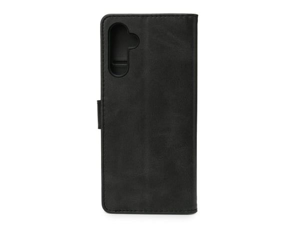 eSTUFF WALES - Flipomslag til mobiltelefon - polyuretan (PU) - sort - for Samsung Galaxy A56