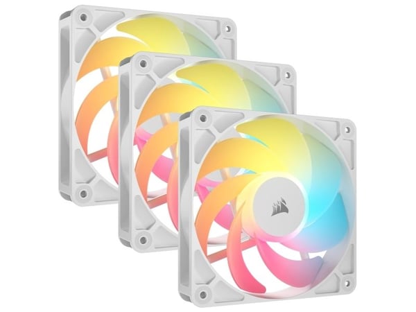 CORSAIR RS120-R - Kabinettvifte - revers - 120 mm - hvit (en pakke 3)