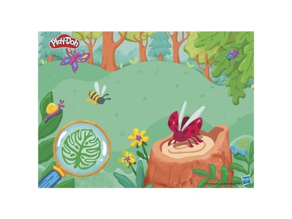 Play-Doh Light & Look mikroskop leksesett