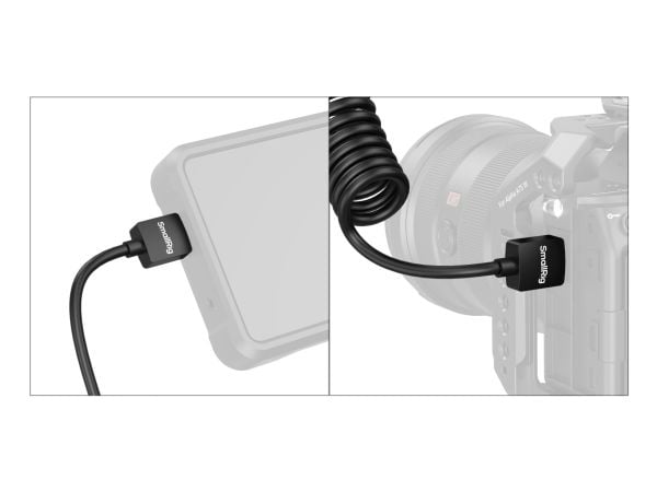 SmallRig 4963, 1 m, HDMI-tyyppi A (vakio), HDMI-tyyppi A (vakio), musta