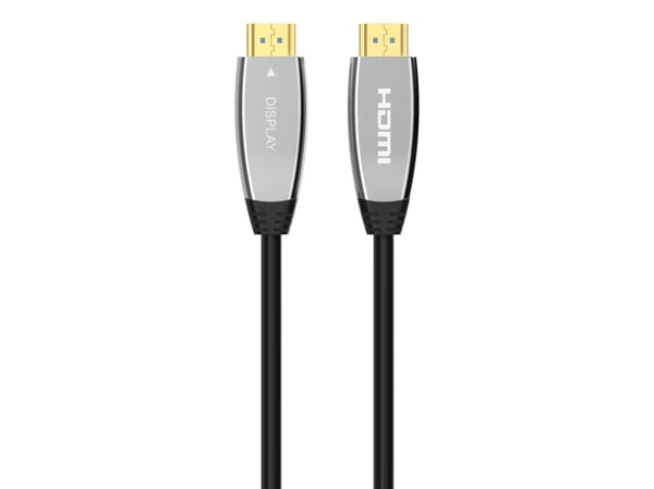 Sinox SHD030740, 40 m, HDMI Type A (Standard), HDMI Type A (Standard), 3D, 48 Gbit/s, Sort, Grå