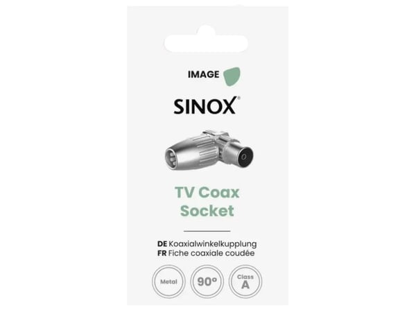 Sinox Coax metalliantenniliittimet YouSee &amp; Stofa hyväksynyt