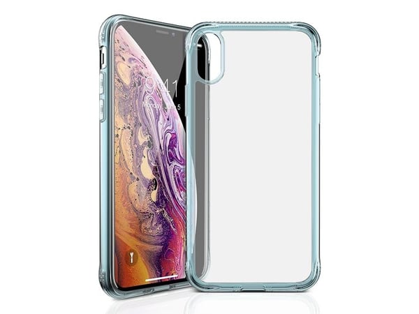 ITSKINS NANO ICE, Border, Apple, iPhone X, 14,7 cm (5.8"), Lyseblå, Gjennomsiktig