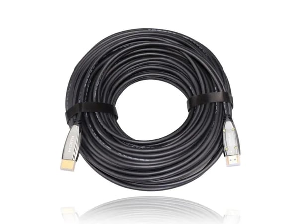 Sinox - HDMI-kabel med Ethernet - HDMI hann til HDMI hann - 40 m - fiberoptisk - 4K-støtte