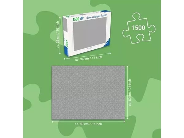Ravensburger 12000706, 1500 stykker, 14 år