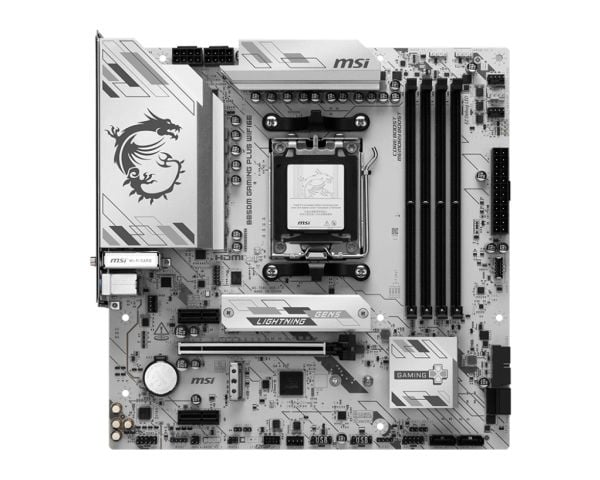 MSI B850M GAMING PLUS WIFI6E - Hovedkort - micro ATX - Socket AM5 - AMD B850 Chipset - USB 3.2 Gen 2, USB-C 3.2 Gen2, USB 3.2 Gen 1 - 2.5 Gigabit L...